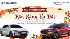 LÁI THỬ MÙA THU THỬ XE HYUNDAI TẠI THỊ XÃ BUÔN HỒ